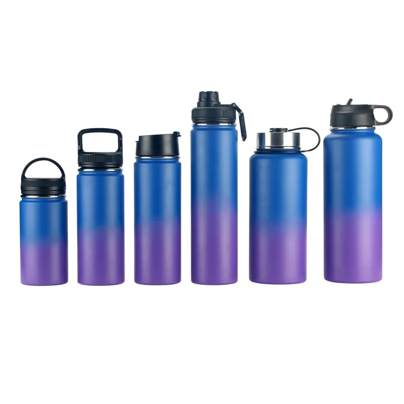 

Wholesale High Quality Double Wall Stainless Steel Sports Water Bottle Gym Yoga Fitness Bottle with private label, Customized color