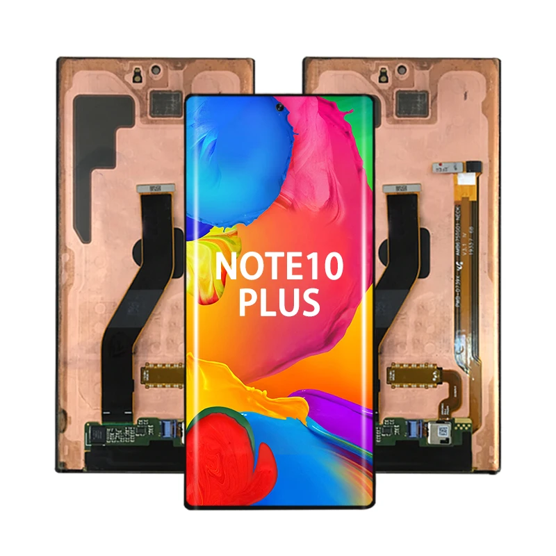 

Note 10 Plus Lcd Price For Samsung Galaxy Note 10 Plus Display Screen Mobile Phone Lcds Note10 Plus, Black/white
