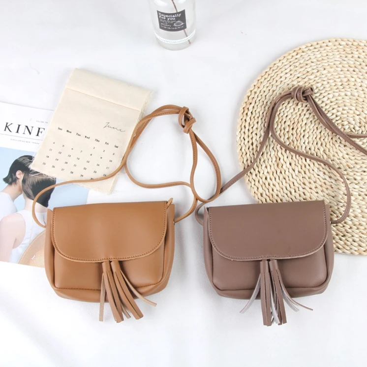 

XP1421 Retro tassel messenger bag Korean mini bag shoulder bag ladies handbags purse