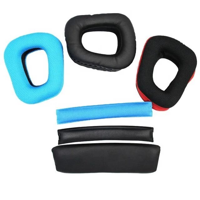 

Replacement Earpads Ear Pads Cushions for Logitech G35 G430 G930 Headphones + Replacement Headband/Cushion Pad