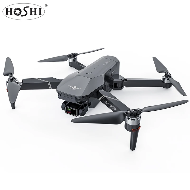 

HOSHI KF101 Drone GPS 3-axis gimbal 4K optical flow dual camera 5G transmission EIS stabilizer rc quadcopter, Black
