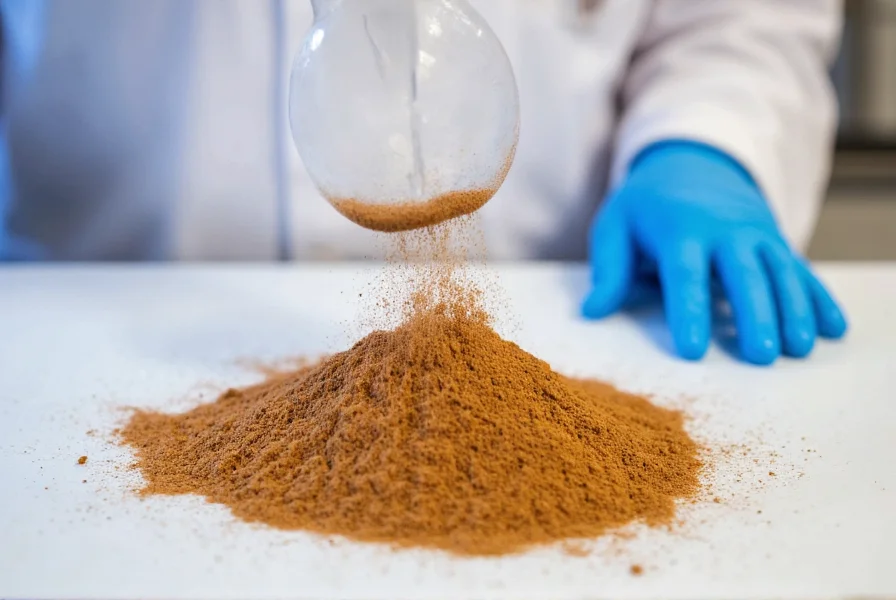 Scientific testing of ground cinnamon for lead contamination in laboratory setting