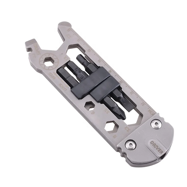 

High Quality Stainless Steel Outdoor Multifunctional Detachable Survival Edc Bicycle Repair Tool Wrench Tool Bicycle Multi Tool