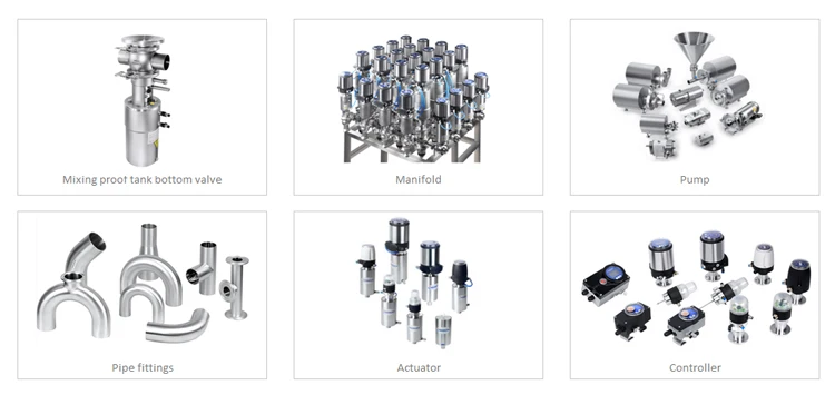 Sanitary Reversing valve with C-Top