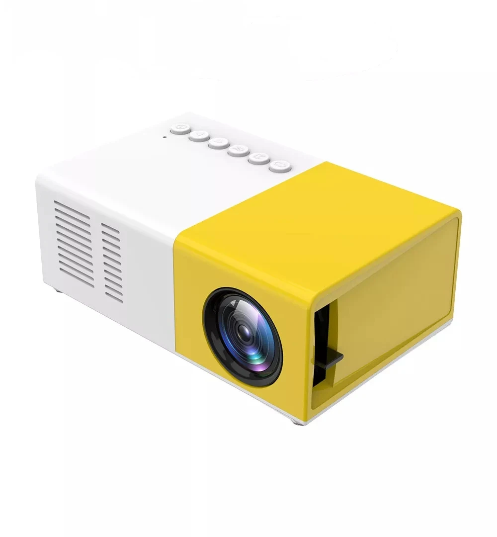 

J9 Mini Projector LED Home Media Player Audio 480x360 Pixels Supports 1080P USB Video Beamer