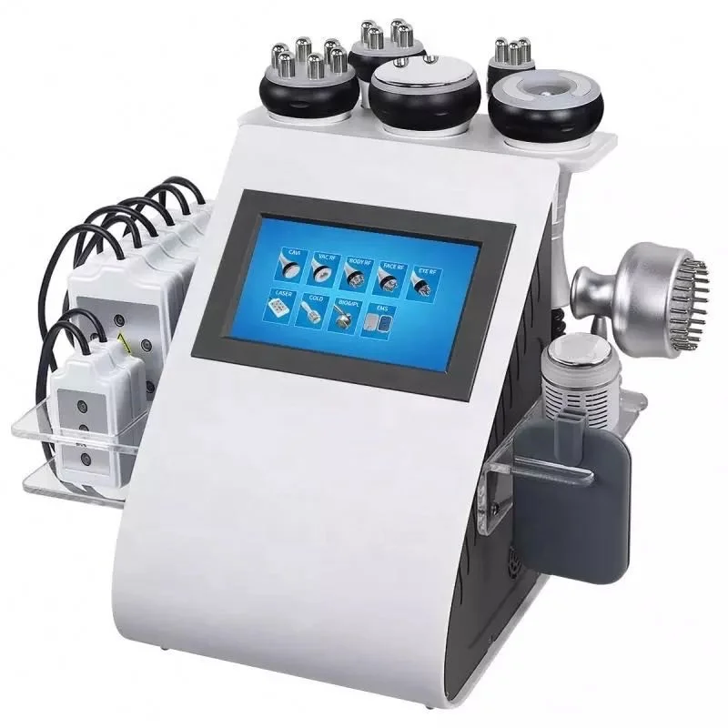 

9 in 1 Newest Portable RF Vacuum Cavitation System Lipo Laser 40KZ Slim Weight Loss beauty Machine Lipolaser Slimming Machine