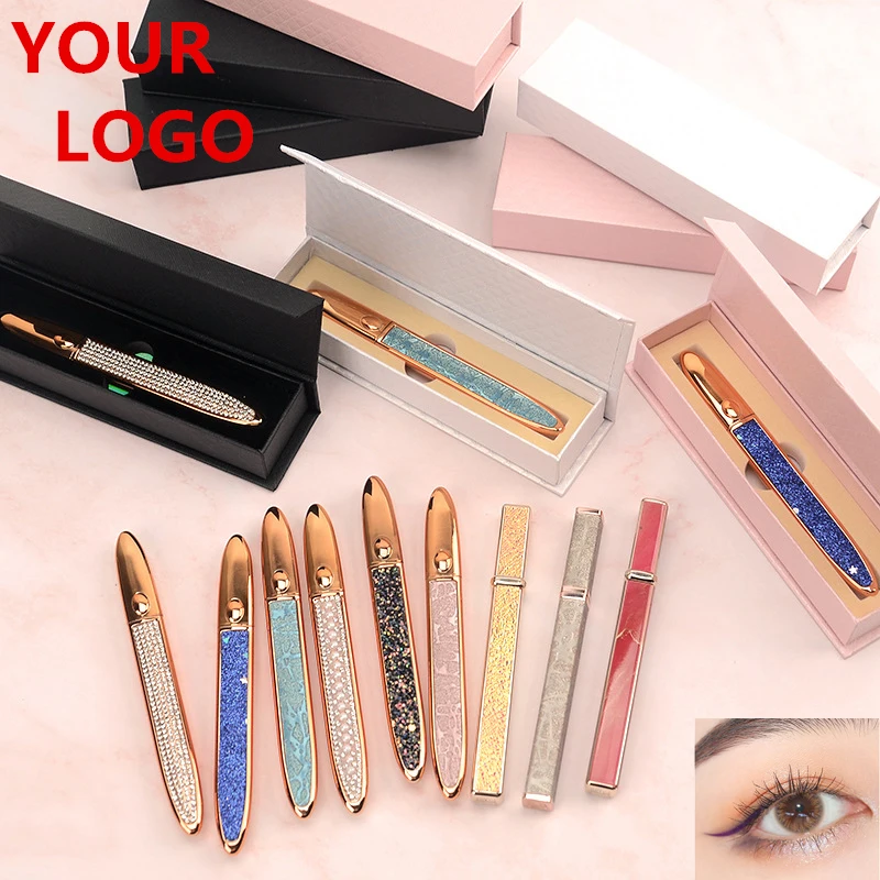 

Private Brand Adhesive Eyeliner Pen Vendor Colored Waterproof Eyelash Kit Glitter Liquid Eyeline, Multi-colored