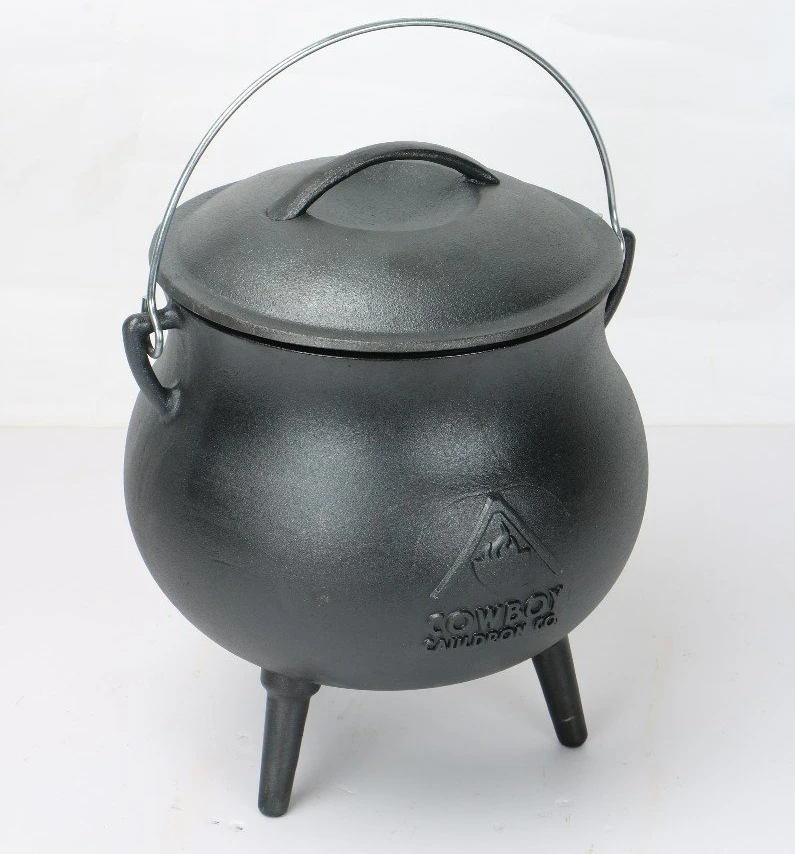 

Stainless Steel Stocked cast iron Sustainable three legs pot