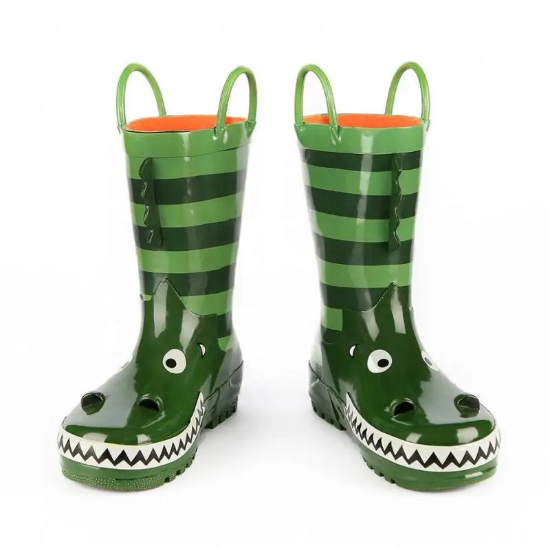 

Factory Sale Customized Wear Resistant Anti-slip 3d Waterproof Rain Boots, 2 colors/oem