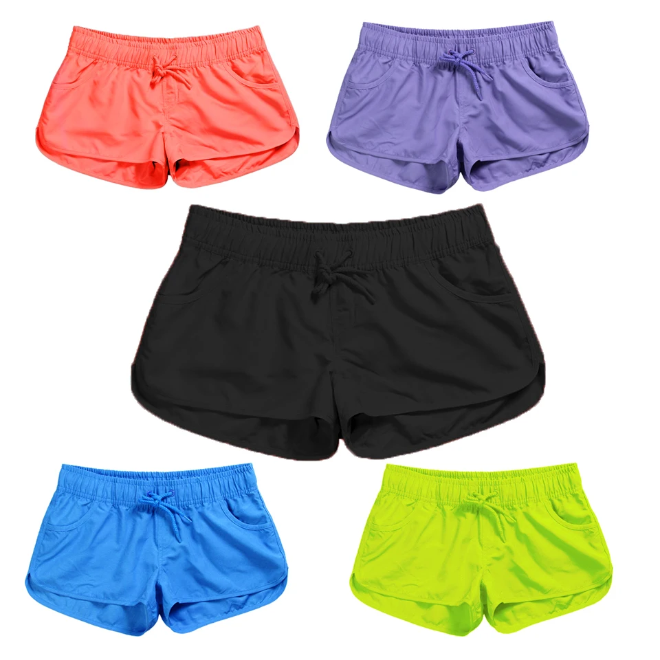 

Women's Shorts Women 2021 New Summer Beach Swim Wear Short Pants Women Surf Board GYM Jogging Sports Shorts