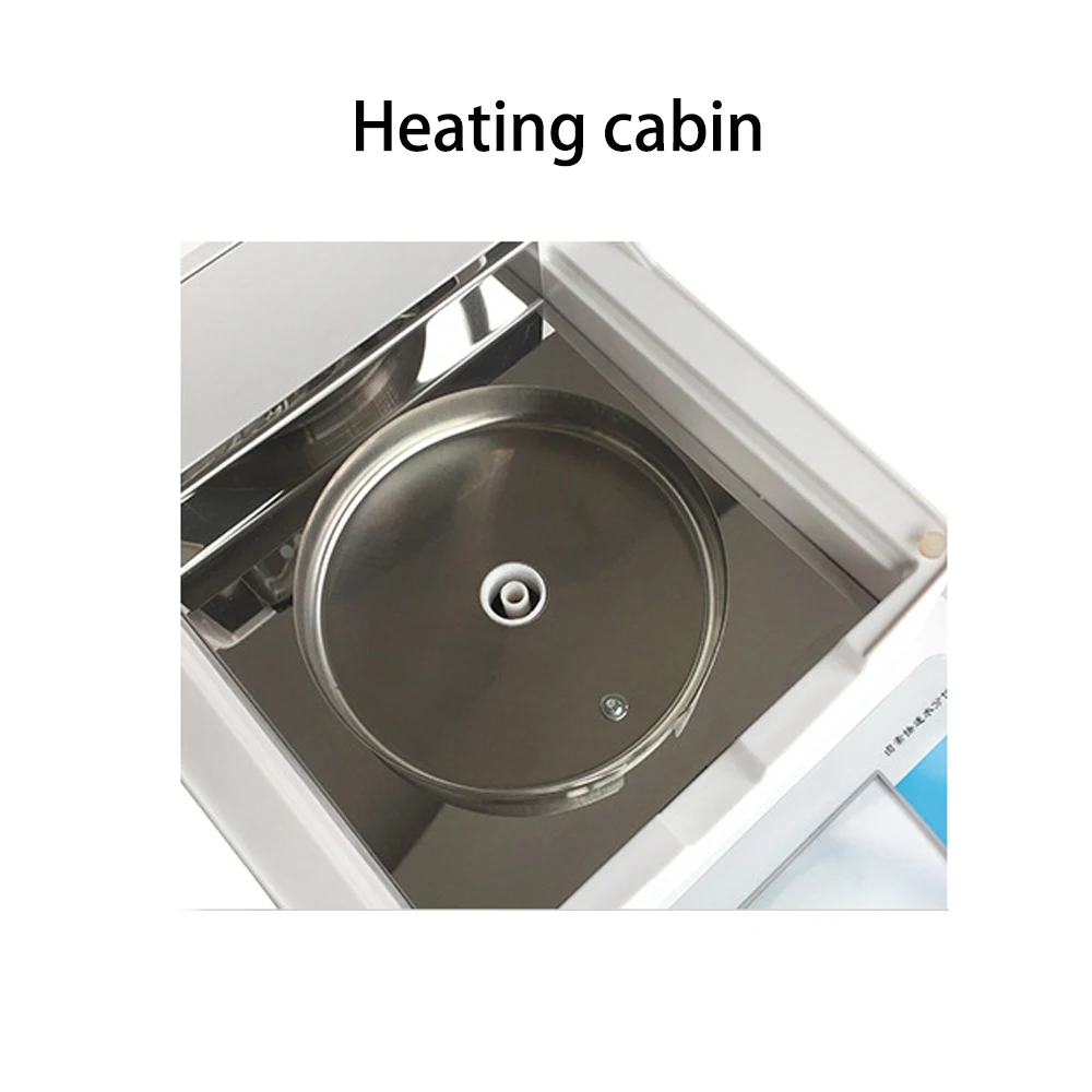 NADE HD touch screen Halogen Moisture analyzer NDHD-16 110g/0.005g 0.02% with German HBM sensor for grain lab