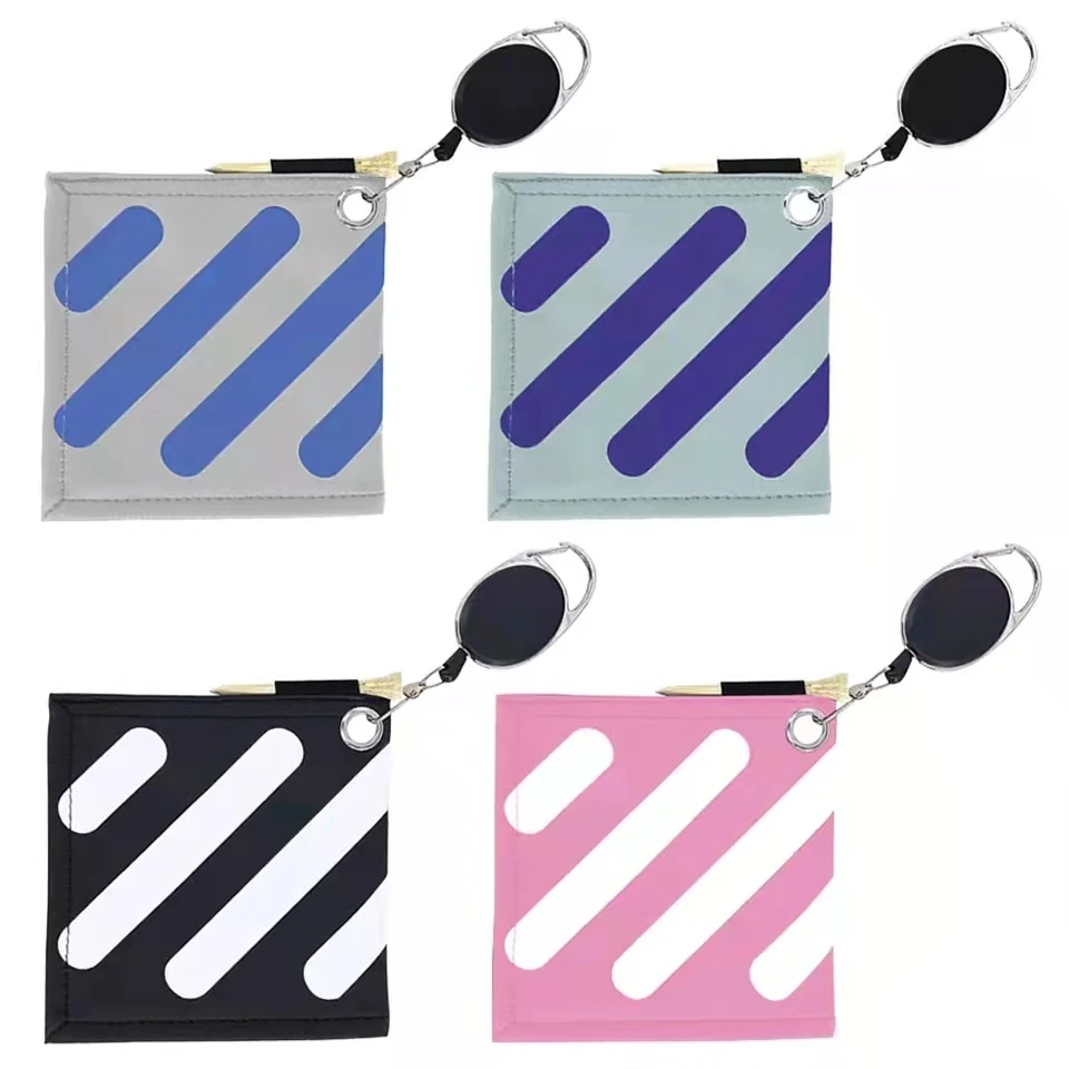 

Outdoor Golf Ball Cleaning Bag with Hanging Buckle Portable Double-Sided Golf Club Wiping Towel for Golfer Practice