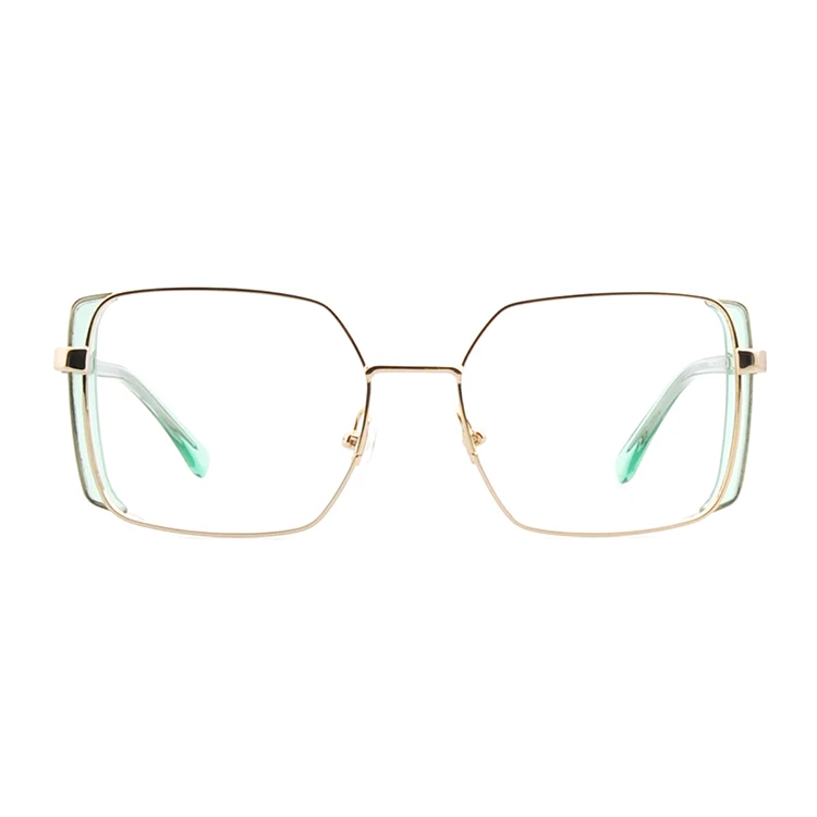

2020 Metal Acetate Combination Optical Eyewear Frame unisex eyeglasses, Custom colors