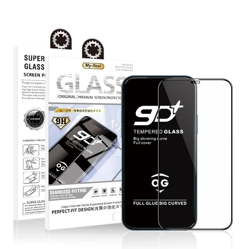 

high quality 9D+ Tempered Glass Screen Protector Film For iPhone 11 12 X XR XS Pro Max