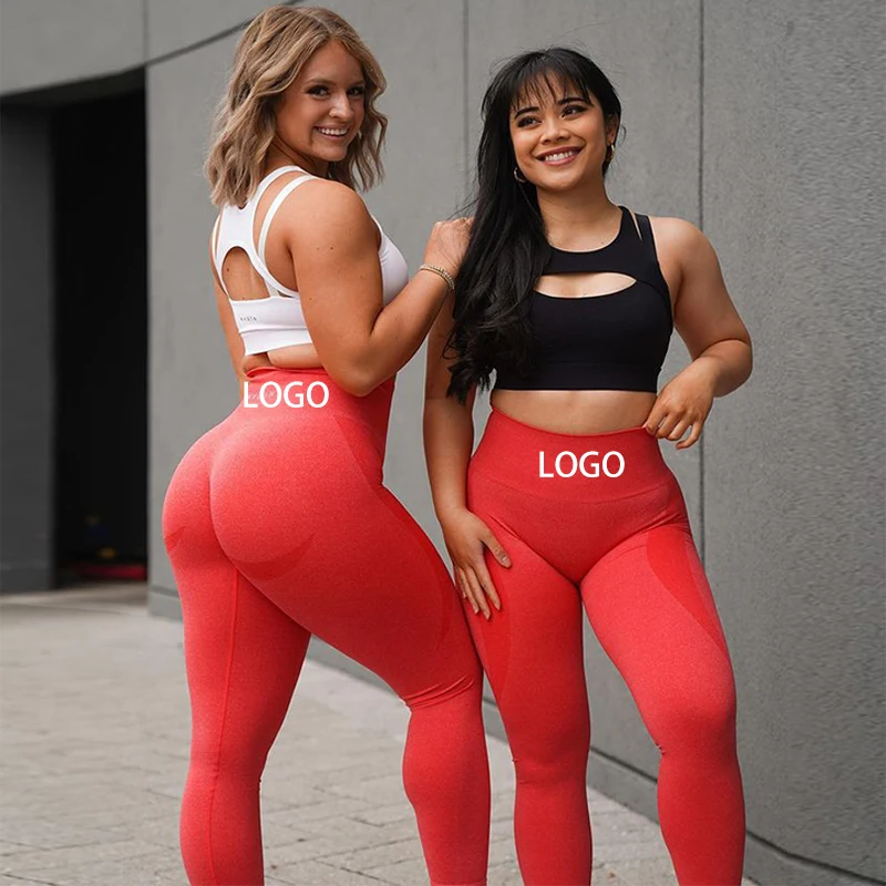 

Custom Logo Mallas Para Mujer High Waist Yoga Gym Pants Nvgtn Sport Workout Seamless Leggings For Women