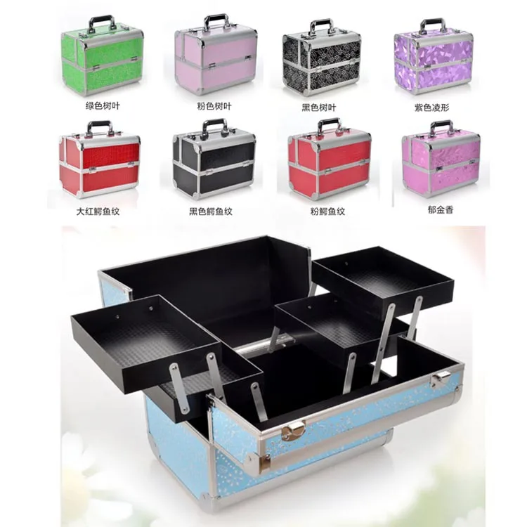

Custom Wholesale Two-layer Make-up Box, Customized