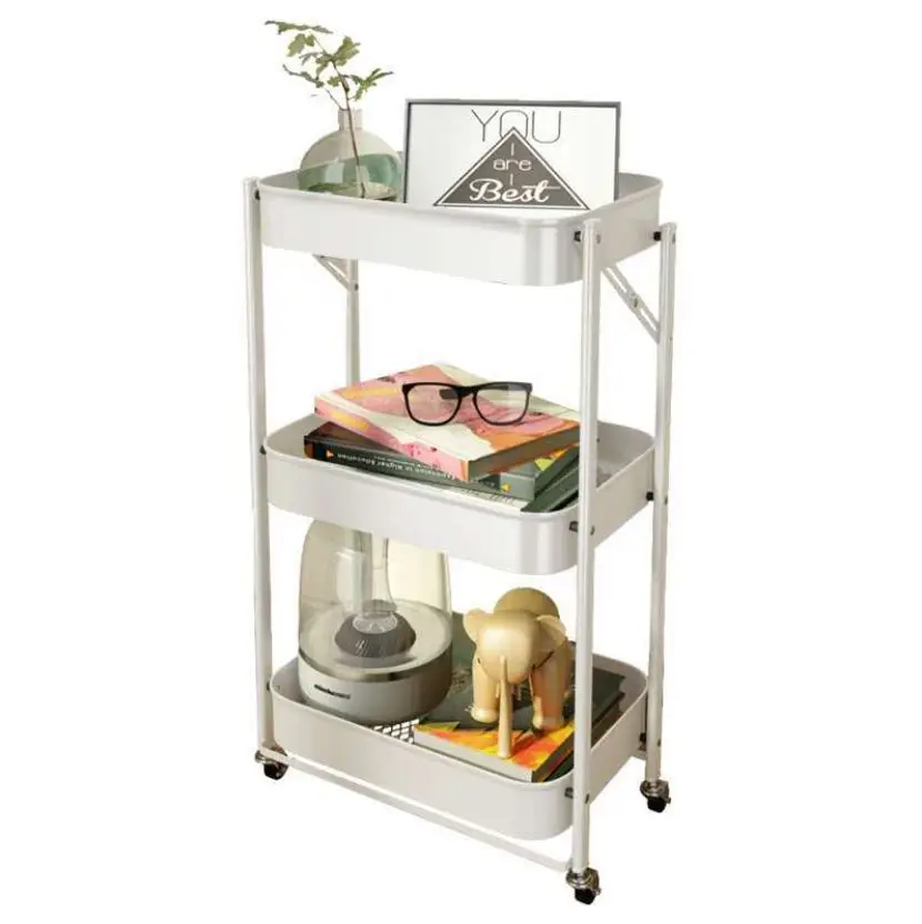 

Utility Fashion 3 Shelf Utility Cart Trolley Storage Holders & Racks