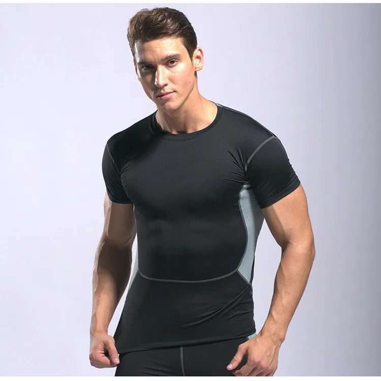 

Sports Running Wear Tight Fit Quick Dry Sports T Shirt For Men, 2 colors
