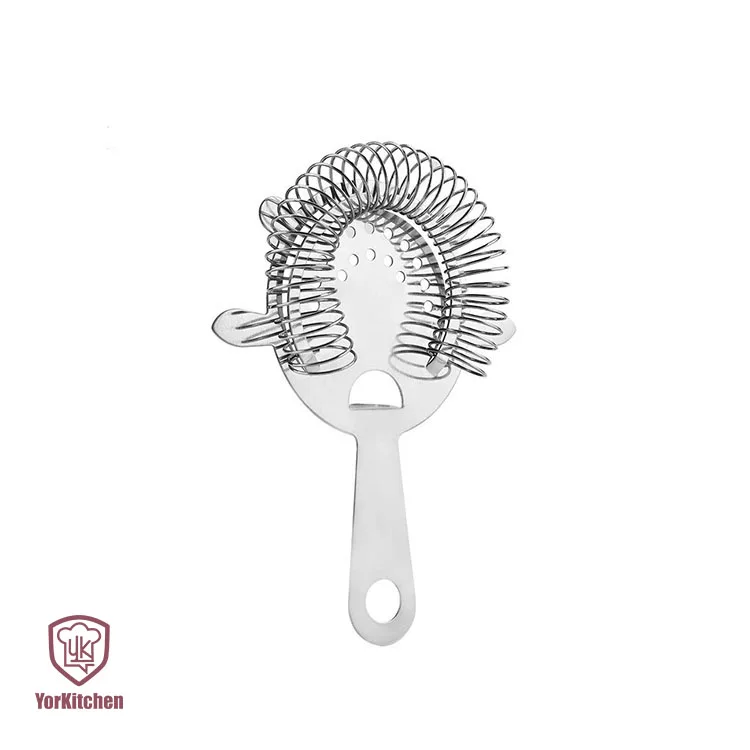 

Professional Cocktail Strainer Stainless Steel Bar Strainer Silver