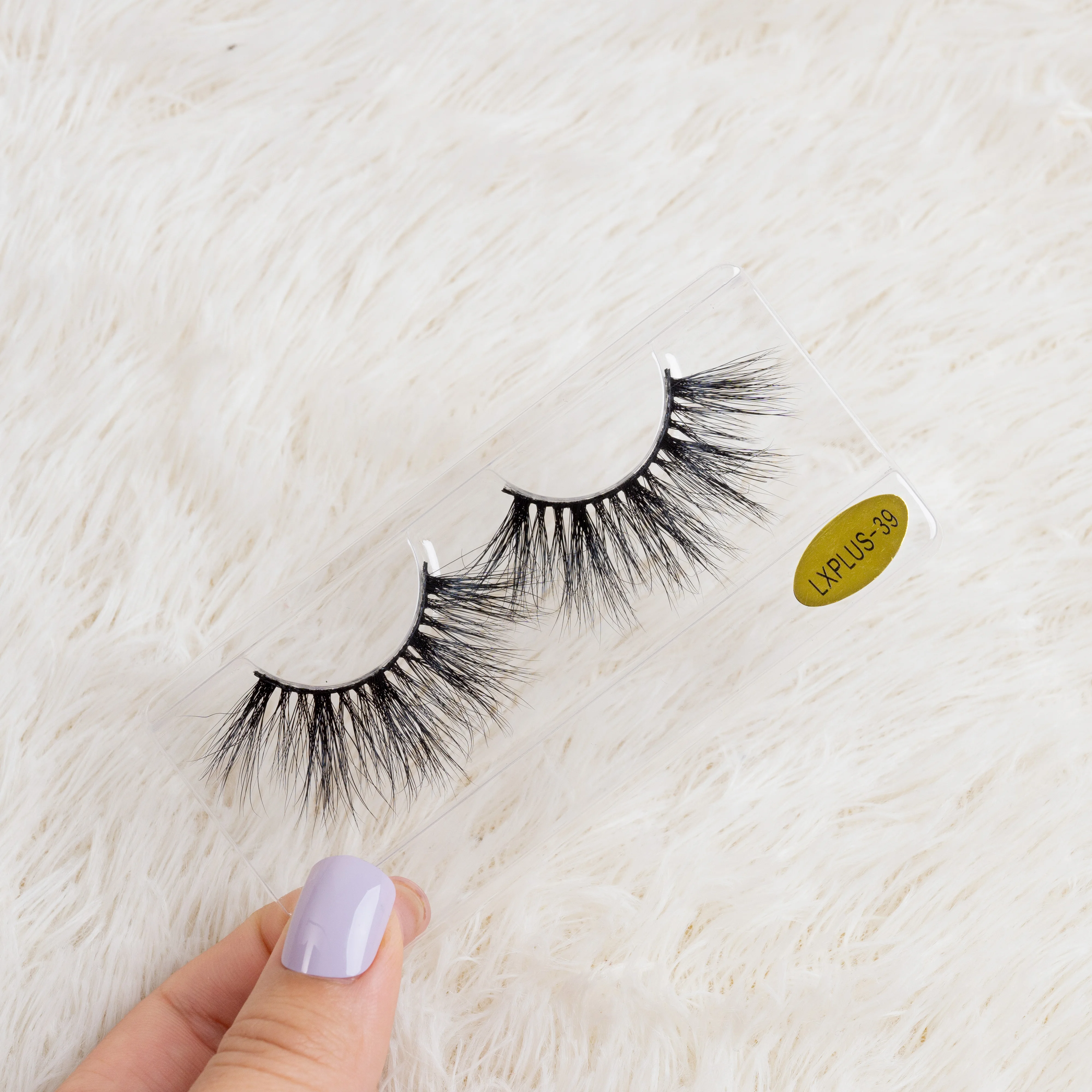 

mink lashes 25 mm wholesale custom logo mink lashes mink lashes clear boxes, Black color, colorful color also available