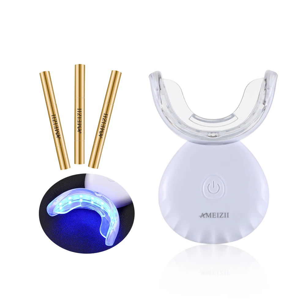 

Automatic Wireless LED Teeth Whitening Kits Private Logo Teethwhitening Machine Lampara Blanqueamiento Dental Bleaching Lamp
