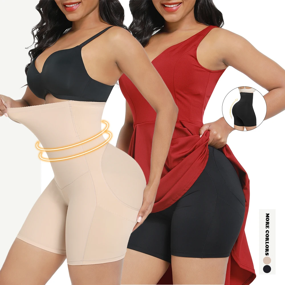 

HEXIN Plus Size Shapewear Women Butt Lifter Short Slimming Tummy High Waist Tummy Control Bodysuit