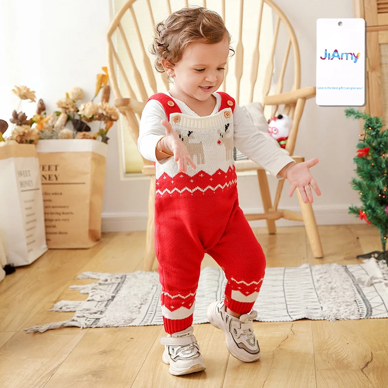 

2022 Baby Sleepsuit Snowsuit Newborn Baby Clothes Christmas Onesie Pajamas One Piece