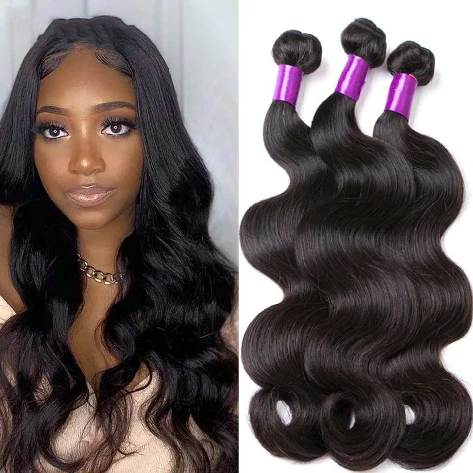 

BIS Hair 9A Brazilian Body Wave 3 Bundles Unprocessed Virgin Human Hair Weave Bundles human hair extension