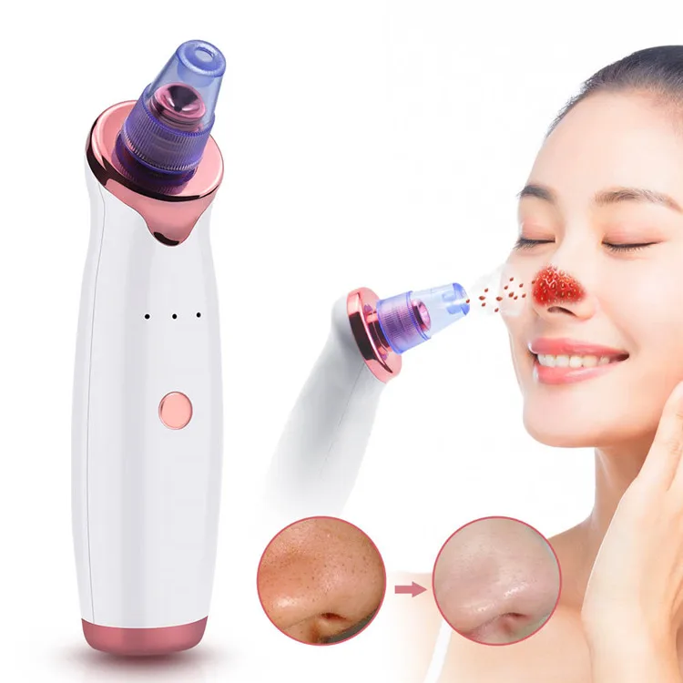 

Hot Exfoliating Cleansing Facial Beauty Pore Electric Blackhead Remover Vacuum, Gold