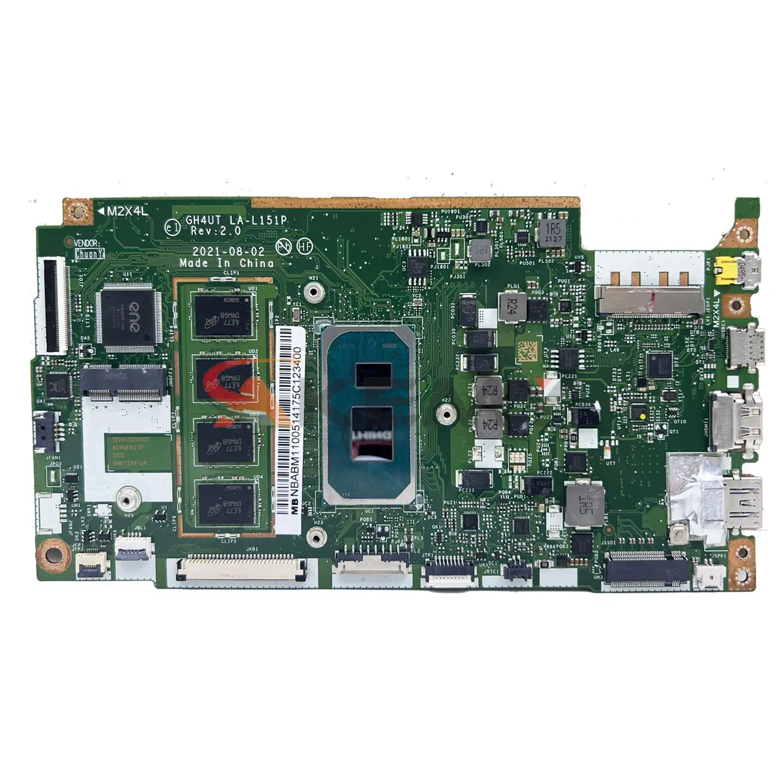 

For Acer Swift 3 SF316 SF316-51 PC Motherboard I5 I7 CPU 8G 16G RAM Mainboard GH4UT LA-L151P 100% Test OK