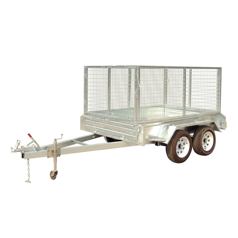 Cargo trailer galvanized utility trailer with checker plate floor ...