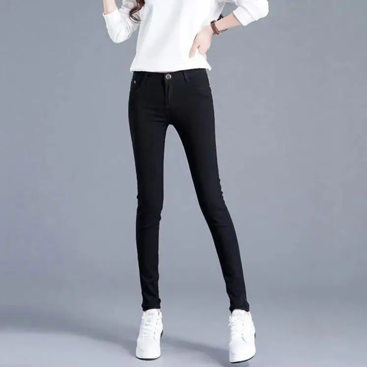 

Special offer jeans women sexy black white used jeans women with low price