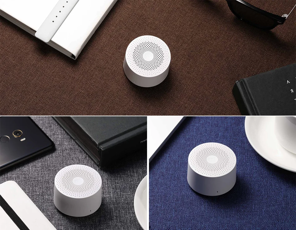 Xiaomi Bluetooth Speaker AI Control Handsfree Call Stereo Portable Wireless Mp3 Player Hands-free Speaker - ANKUX.COM