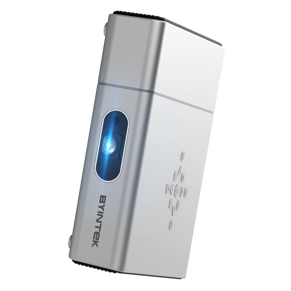 

BINTEK U50Pro Hot selling Mini DLP Projector 3D 4K Projector Smart Android Wifi Mobile Proyector For Home Cinema Moving Gaming, Silver