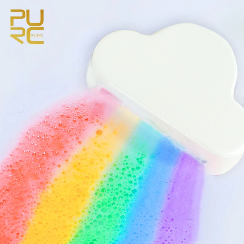 

Best Selling Rainbow Bath Bombs Fizz Colorful Bath balls for Kids