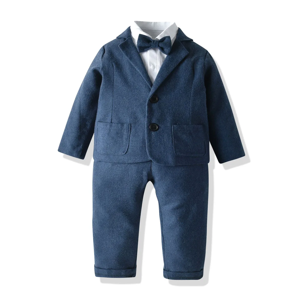 

Baby Boy Suits And Pants 3 pieces Winter Party Wedding Clothing Set 20C832, As picture