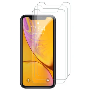 Factory high quality mobile 3 pack 9h tempered glass screen protector for iphone 11 x/xs, iphone 11 pro iphone 11 pro max