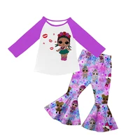 

long sleeve shirt two piece set bell bottom pants winter baby girl outfit baby girl clothing set baby girl fall winter clothes