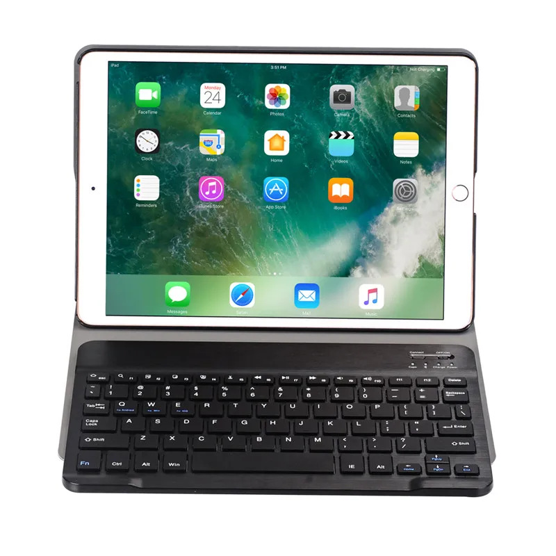 

wireless Keyboard with Leather Stand Case for iPad, Samsumg, Huawei