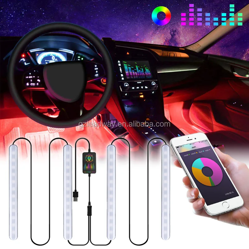 Car Styling Wireless Remote/Musik/Sprachsteuerung Innenbeleuchtung 5050-18smd Essential Accessories 