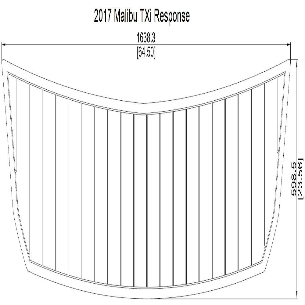 

2017 Malibu TXi Response Swim Step Pad Boat EVA Teak Decking 1/4" 6mm