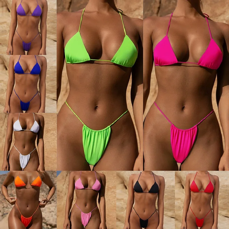 

2021 cheap sexy micro thong bikini, Optional