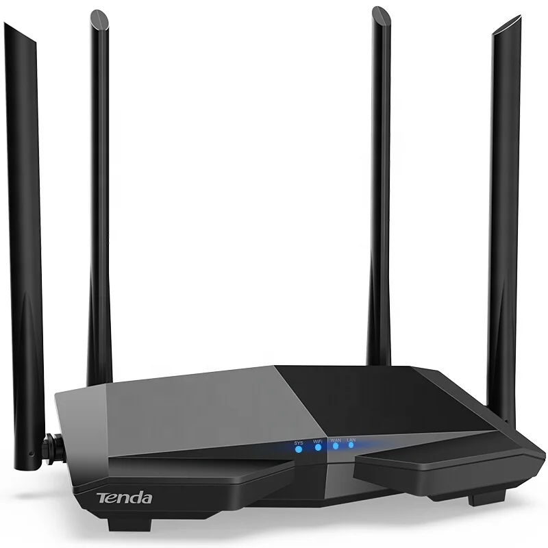 

Tenda AC6 Smart Dual Band Wireless WiFi Router, Black