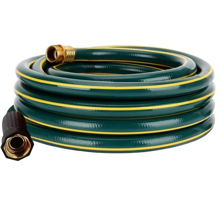 

Green 5/8 inch 25ft 5 layers Brass Connector Car Washing Reinforced High Pressure No kink Flexible PVC Pipe Garden Water Hose, Orange, dark green, green, yellow