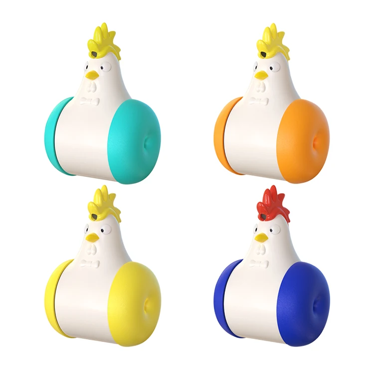 

Rechargeable laser chicken toy interactive automatic pet cat laser toy, Blue ,orange ,yellow and lake blue