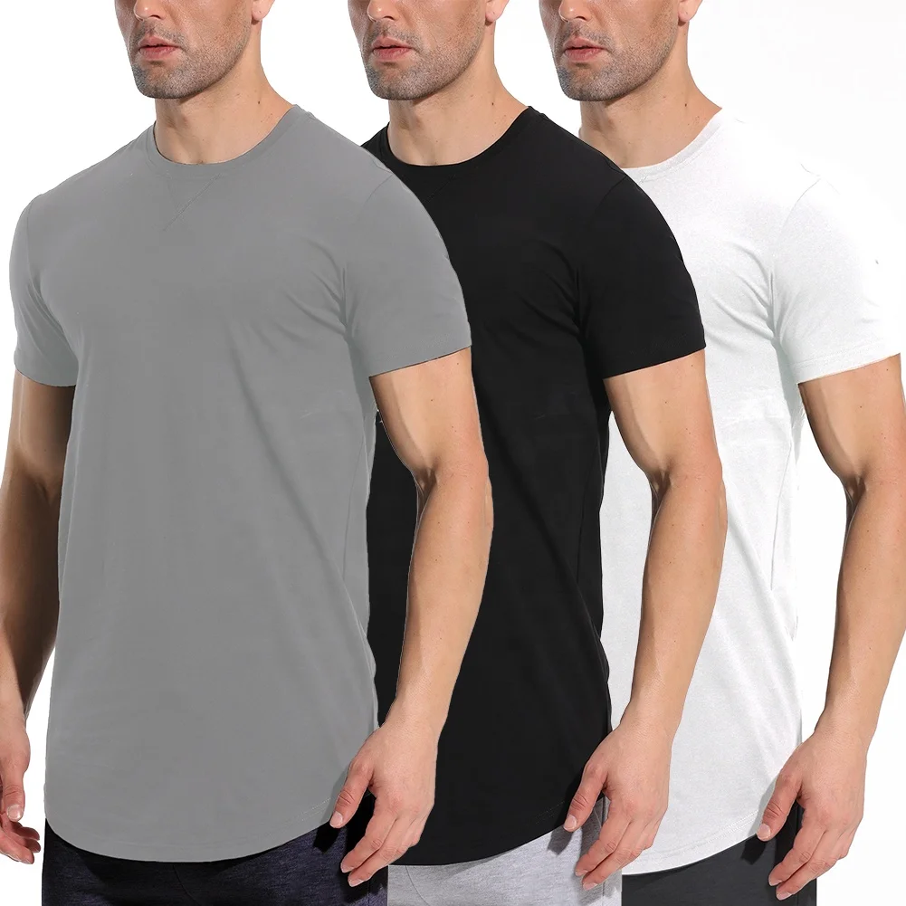 

Custom 2020 new design men cotton polyester dry fit gym t shirt mens, As picture or customized make