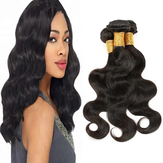 

Cuticle Aligned Mink Virgin human hair weave bundles for black women, Brazilian body wave human hair extension vendor