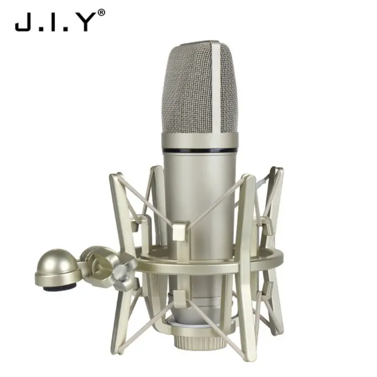

U87 New Design Podcast Condenser Studio Microphone Professional Microphones For Recording And Singing, Champagne