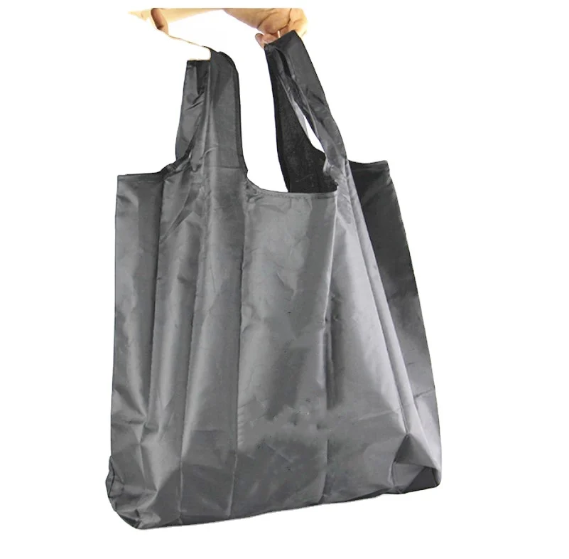 

Custom cheap eco recycle nylon foldable grocery tote bag polyester reusable folding shopping bag, Customized