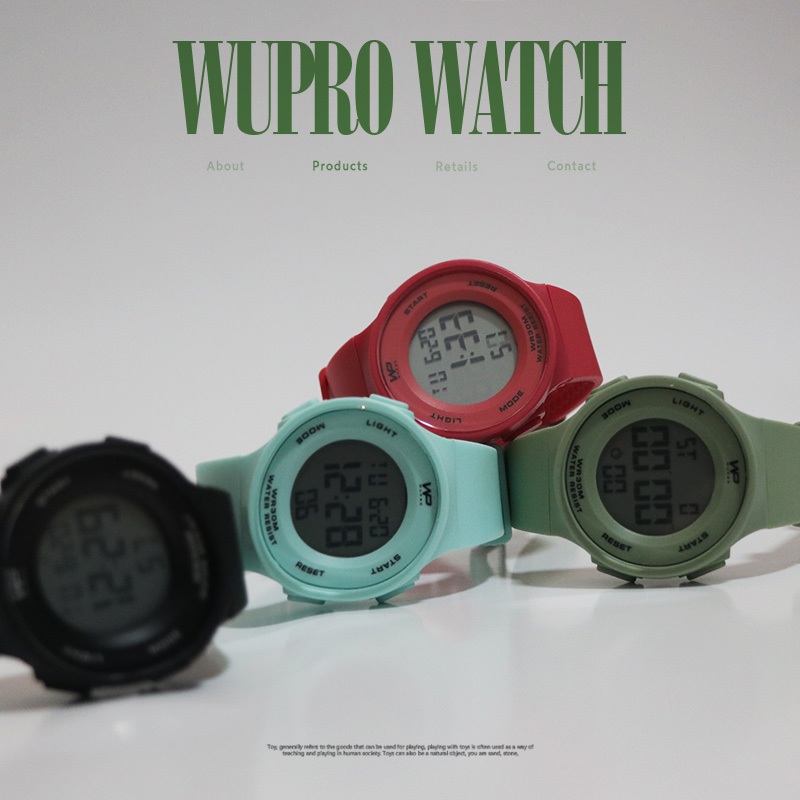 

[Wupro Watch-Palette] Digital Watch fashionable Watch for Men Women Kids